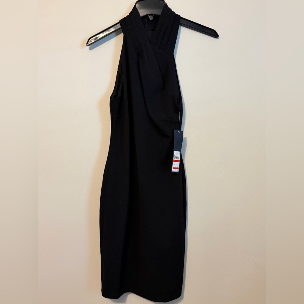 RACHEL Rachel Roy Black Sleeveless Midi Dress Women’s xxsmall NWT - Picture 2 of 7